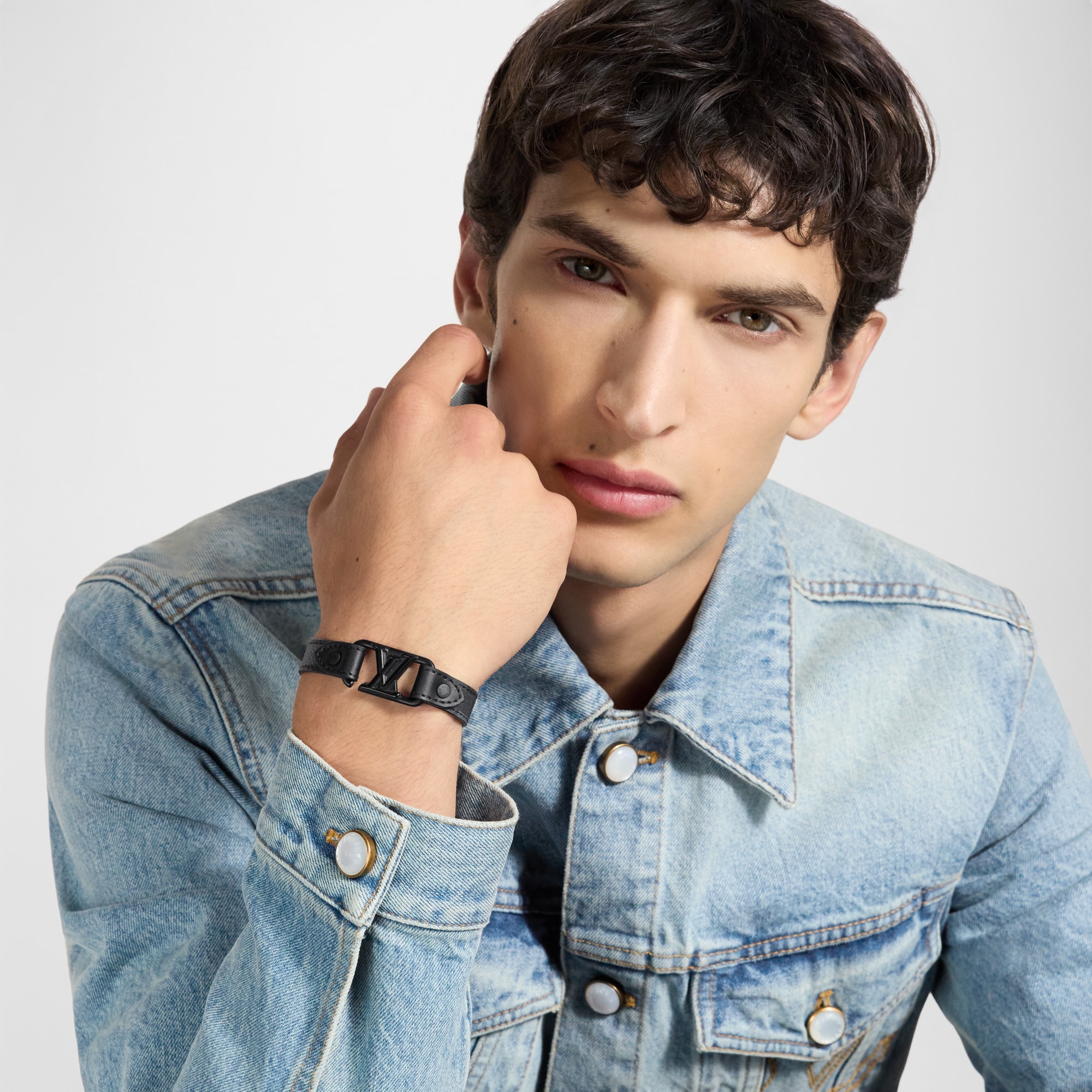 正規品 Louis Vuitton ルイ・ヴィトン ブレスレット・LV スリム LOUIS VUITTON ブラスレ・LV スリム Slim (Louis Vuitton/ブレスレット